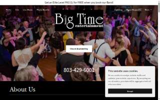 Big Time Entertainment website