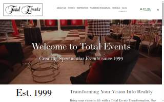Total Events LLC website