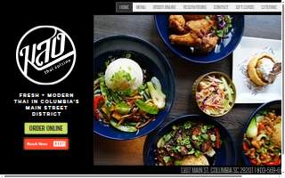 Kao Thai Cuisine website