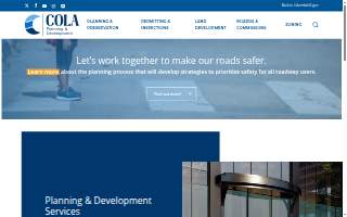 Columbia Planning Department website