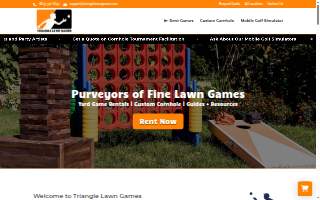 Columbia Lawn Games website