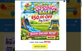 Laugh n Leap - Blythewood Bounce House Rentals website