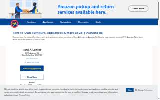 Rent-A-Center of West Columbia website