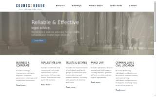 Counts & Huger Law Office website