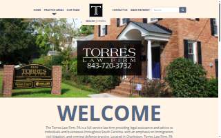 Torres Law Firm website
