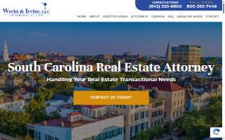 Weeks & Irvine, LLC of North Charleston website