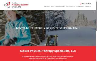 Alaska Physical Therapy Specialists website