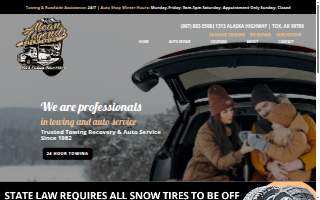 Alcan Legends Auto and Towing of Alakanuk website