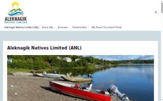 Aleknagik Natives Limited website