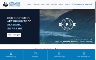 Umialik Insurance Company of Aleknagik website