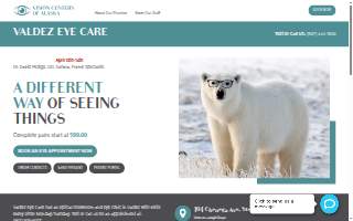 Valdez Eye Care of Aleknagik website