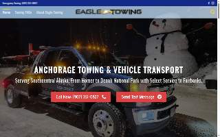 Eagle Towing website