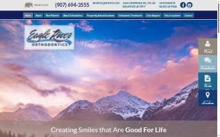 Eagle River Orthodontics website