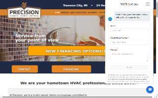 Precision Plumbing & Heating LLC of Ambler website