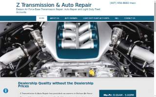 Z Transmission & Auto Repair of Hughes website