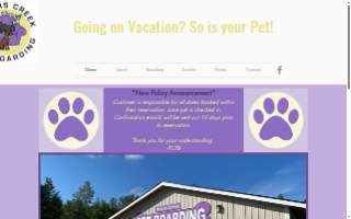 Peters Creek Pet Boarding website