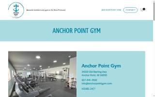 Anchor Point Gym website