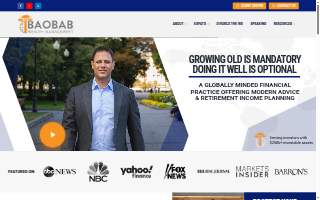 Baobab Wealth Management - Financial Advisor website