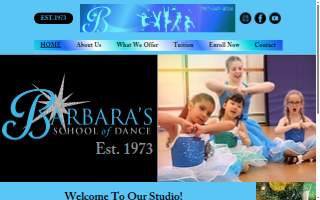 Barbara's School of Dance website