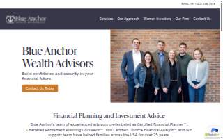 Blue Anchor Wealth Advisors, LLC website