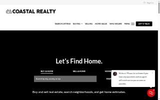 Coastal Realty of Anchor Point website