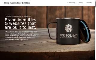 Erin Hamilton Design website