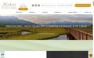 Makar Eyecare LLC website