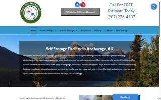 Ship Creek Storage of Anchor Point website