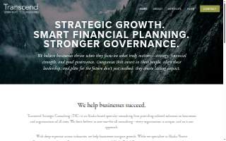 Transcend Strategic Consulting of Anchor Point website