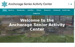 Anchorage Senior Activity Center website