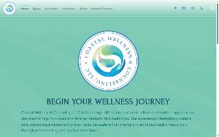 Coastal Wellness and Counseling website