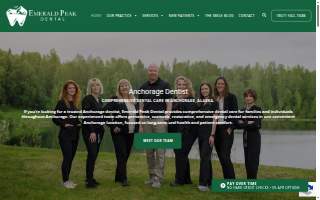 Emerald Peak Dental website