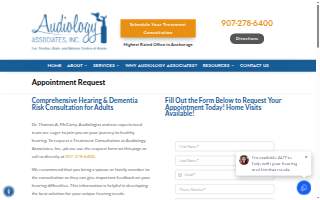 Audiology Associates of Anchorage website