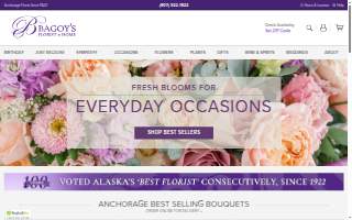 Bagoy's Florist & Home of Anderson website