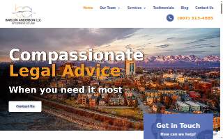 Barlow Anderson, LLC website