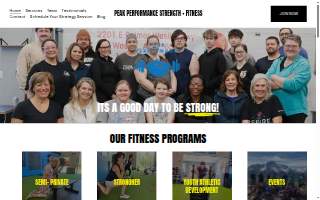 Peak Performance Strength and Fitness of Buckland website