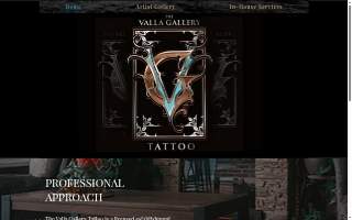The Valla Gallery Tattoo of Anderson website