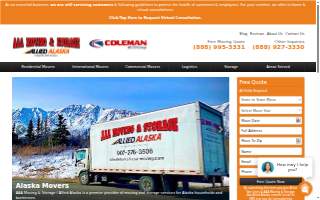 Allied Alaska Moving & Storage of Angoon website