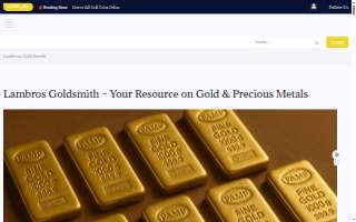 Lambros Goldsmith website