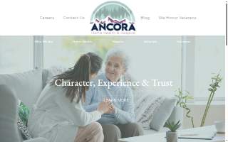 Ancora Home Health and Hospice - Anchorage website
