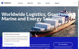 Crowley Fuels website