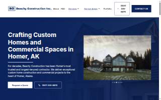 Beachy Construction Inc of Anvik website
