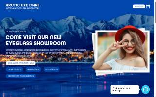 Arctic Eye Care - Medicaid Eyeglass Superstore website