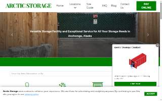 Arctic Storage at 58th website