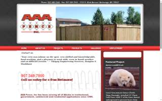 AAA Fence, Inc. of Atka website