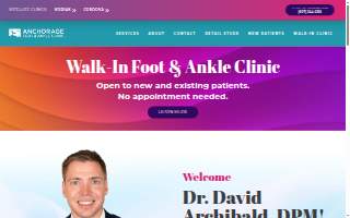 Anchorage Foot & Ankle Clinic of Atqasuk website