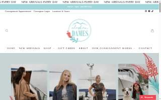 Alaskan Dames Consignment Shop website