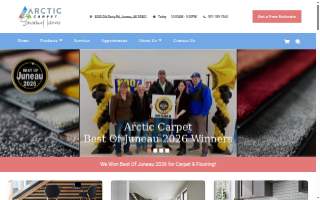 Arctic Carpet Flooring Center of Auke Bay website