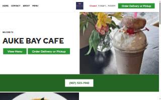Auke Bay Cafe website