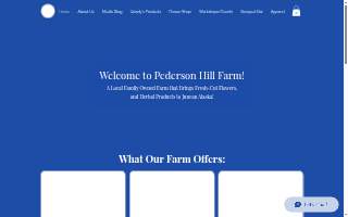 Pederson Hill Farm website